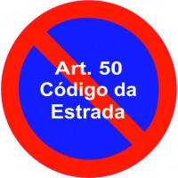 Autocolante Artigo 50