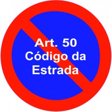 Autocolante Artigo 50