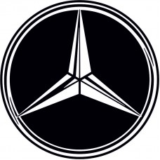Autocolante Mercedes Simples