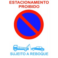 Autocolante Proibido Estacionar