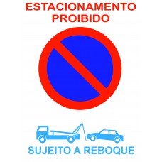 Autocolante Proibido Estacionar